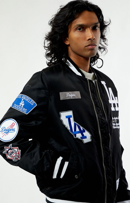 New Era Men's x Alpha Industries LA Dodgers Bomber Jacket - 0201514970016