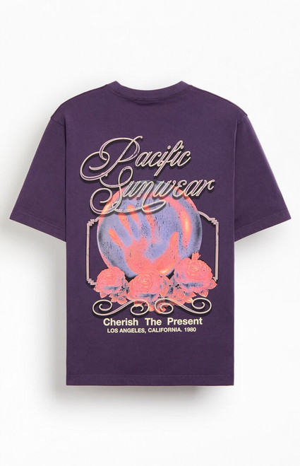 Pacsun Men's Cherish The Present T-Shirt - 0097603260481