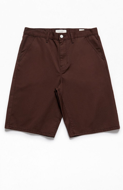 Pacsun Men's Brown Extreme Baggy Shorts - 0170604890038