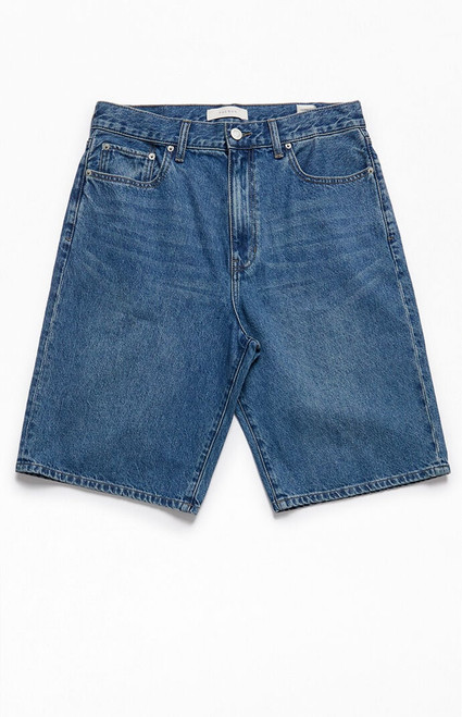 Pacsun Men's Dark Indigo Extreme Baggy Denim Shorts - 0170604890039
