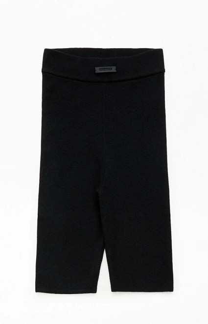 Fear of God ESSENTIALS Women's Black Biker Shorts - 0192610120107861