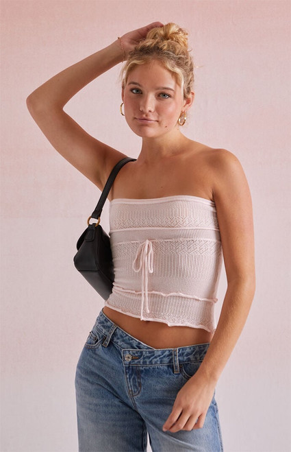 Beverly and Beck Women's Josie Ruffle Tube Top - 0740471630072