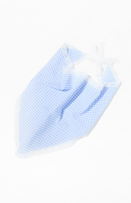 LA Hearts Women's Dolly Gingham Lace Headscarf - 0673499090056