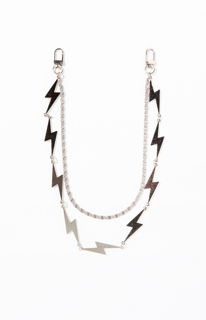 Pacsun Men's Lightning Bolt Wallet Chain - 0629491390148