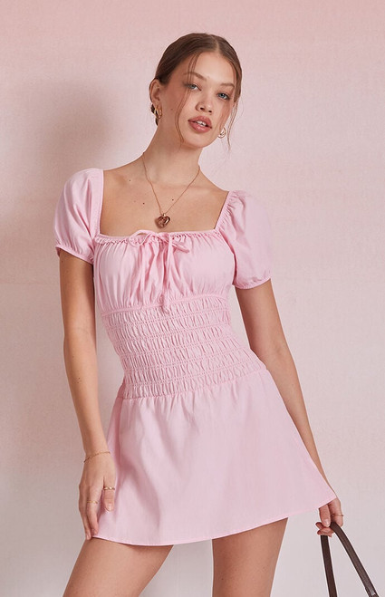 Beverly and Beck Women's Jane Puff Sleeve Mini Dress - 0870461580324