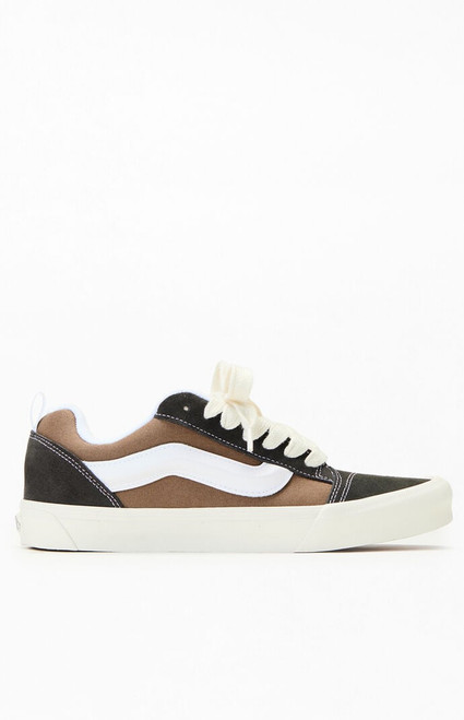Vans Men's Brown & Black Knu Skool Shoes - 0530037910450020