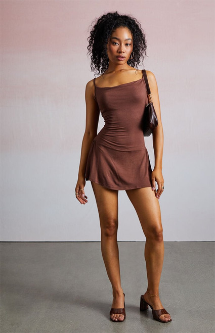 Third Charm Women's Luna Draped Knit Mini Dress - 0870461580327