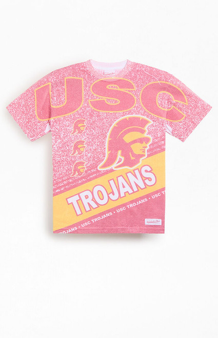 Mitchell & Ness Men's USC Trojans Playmaker T-Shirt - 0097514810433