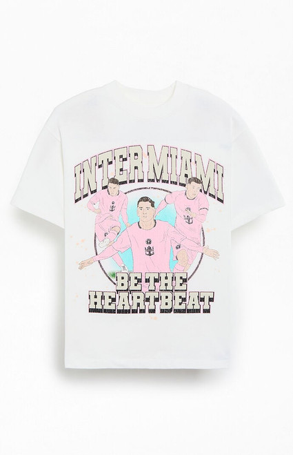 MLS Men's Inter Miami Heartbeat T-Shirt - 0097603260564