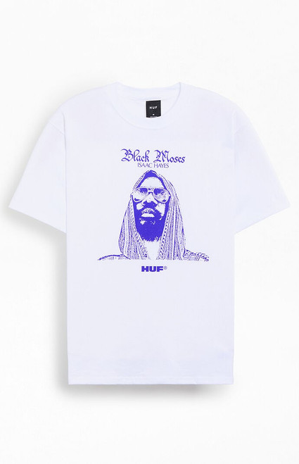 HUF Men's Black Moses Heavyweight T-Shirt - 0097503380231