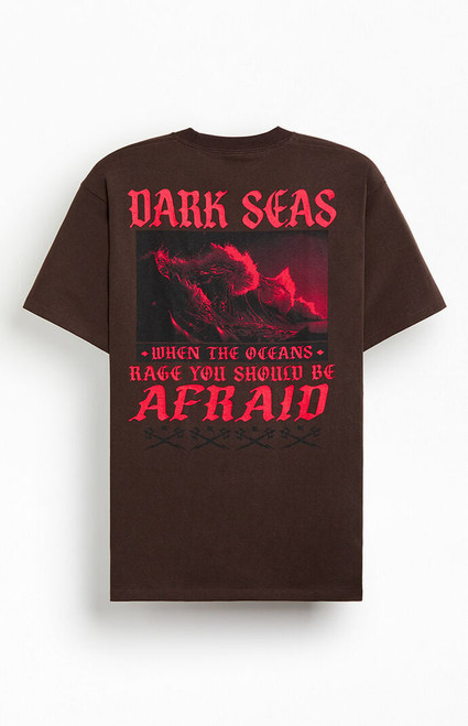 Dark Seas Men's Be Afraid T-Shirt - 0097609650041