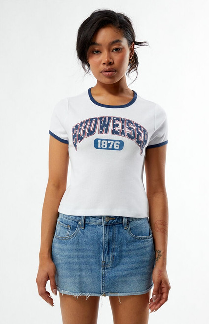Budweiser Women's By Pacsun Independence T-Shirt - 0702468680020