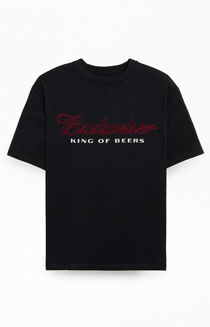 Budweiser Men's By Pacsun Outline Inside Out T-Shirt - 0097468680109