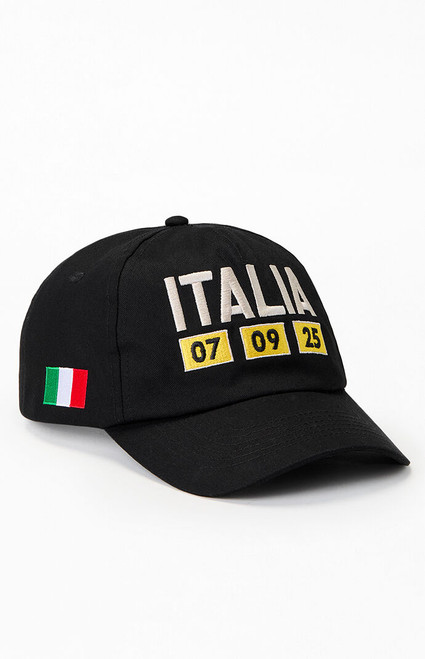 Formula 1 Men's x Pacsun Monza Italy Black Snapback Hat - 0641603260052