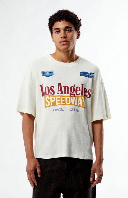 Pacsun Men's Speedway Waffle Knit T-Shirt - 0120468680063