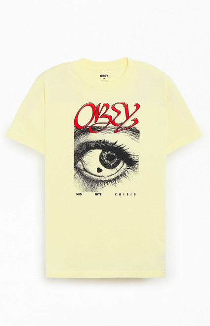 Obey Men's Midnite Crisis T-Shirt - 0097502750014
