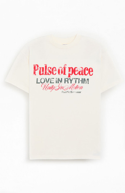 Pacsun Men's Pulse Of Peace T-Shirt - 0097603260625