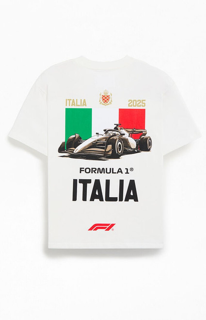 Formula 1 Men's x Pacsun Monza Italy Il Tricolore T-Shirt - 0097603260649