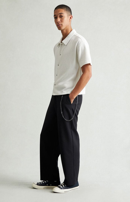 Pacsun Men's Black Chain Baggy Trousers - 0133250500019