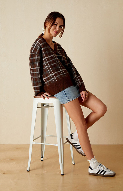 Your Favorite Women's Eliza V-Neck Pullover Sweater - 0740484260143