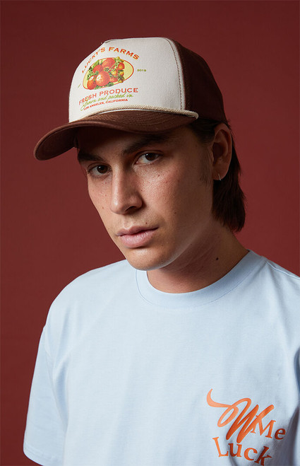 WISH ME LUCK Men's Fresh Produce Snapback Hat - 0641611010002