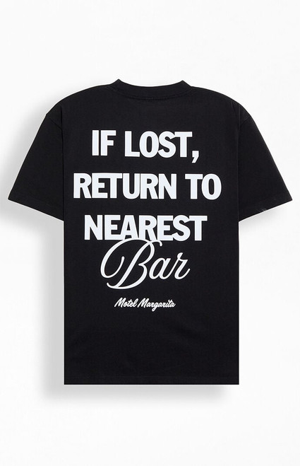 Motel Margarita Men's Return To Bar T-Shirt - 0097610630008
