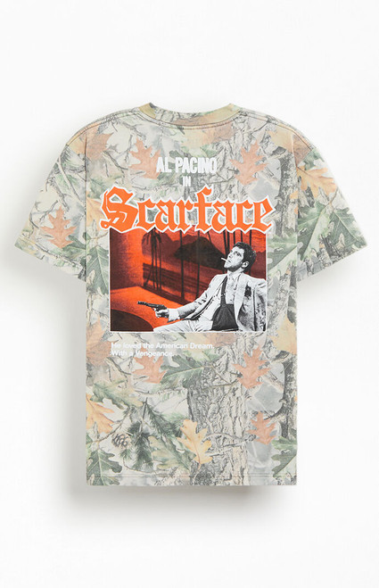 Men's Scarface Camo T-Shirt - 0097432810013