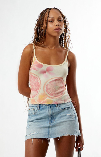 PS / LA Women's AOP Fruit & Floral Tank Top - 0702468530009