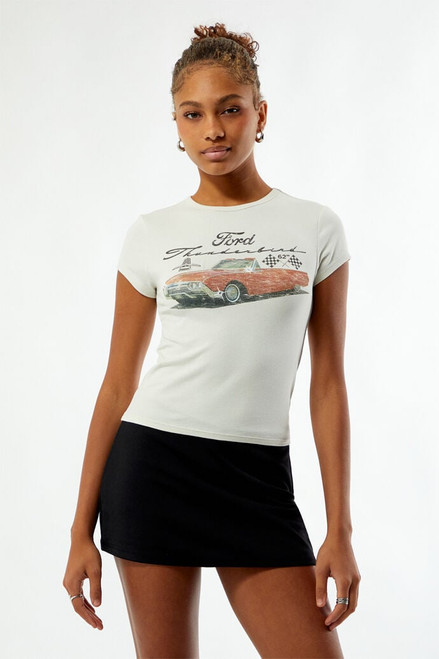 FORD Women's Thunderbird Skimmer T-Shirt - 0702468680036