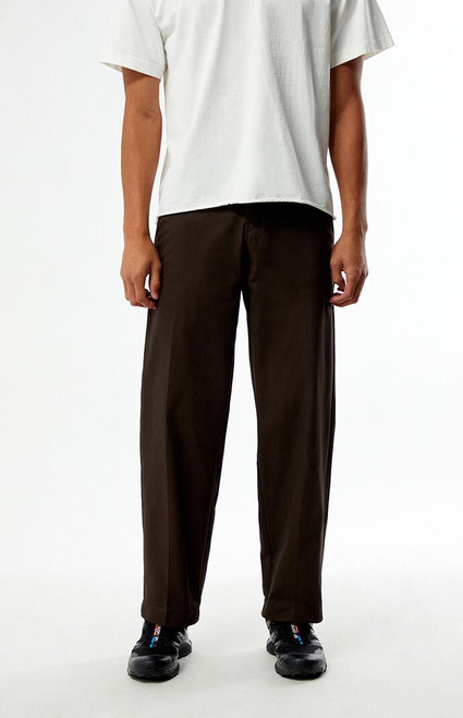 Dickies Men's Brown 248 Loose Fit Pants - 0135444630006