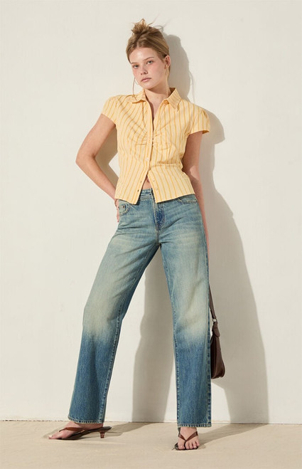 Beverly and Beck Women's Audrey Button Up Collar Top - 0731604850036