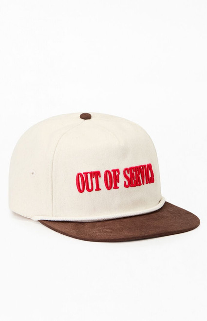 Pacsun Men's Out of Service Wool Golfer Dad Hat - 0641603700054