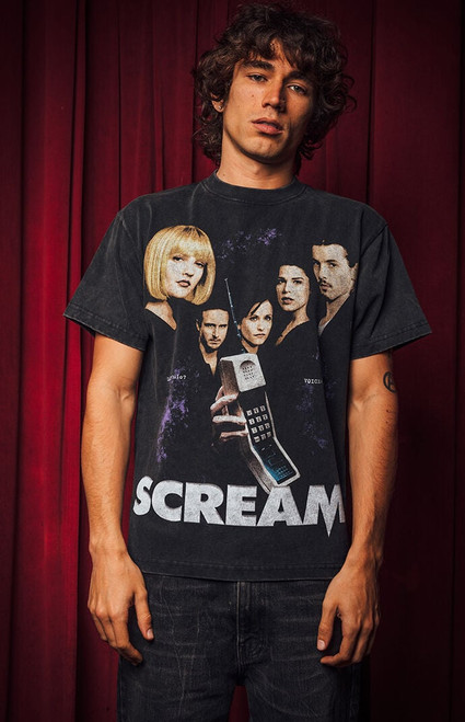 Men's Frida Cinema Horror Scream Hello T-Shirt - 0097603260728