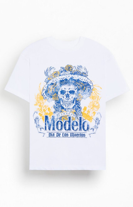 Modelo Men's Celebration Dia De Los Muertos T-Shirt - 0097603260738
