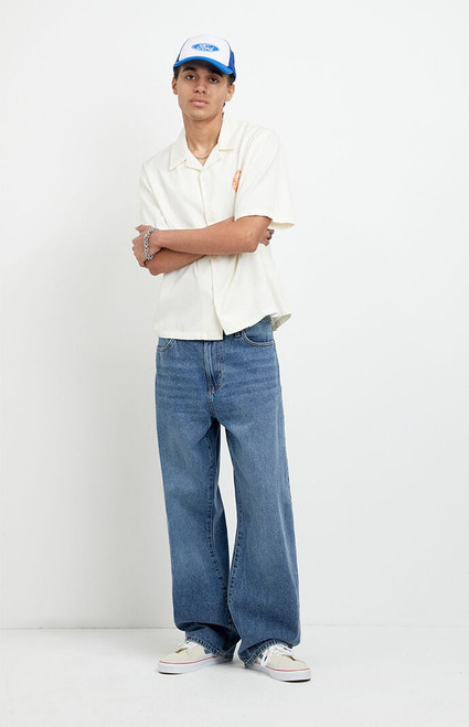 Pacsun Men's Dylan Baggy Jeans Medium Blue - 0131602840039