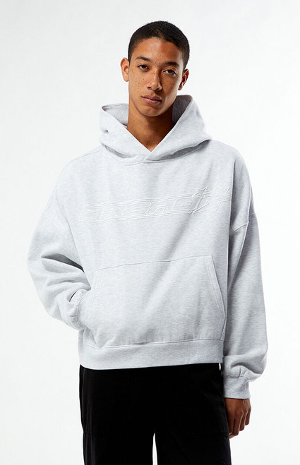 Pacsun Men's Arcadia Puff Graphics Cropped Hoodie - 0193519270014