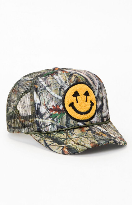Happy Caps Men's Double Blind Camo Foam Trucker Hat - 0641610820003