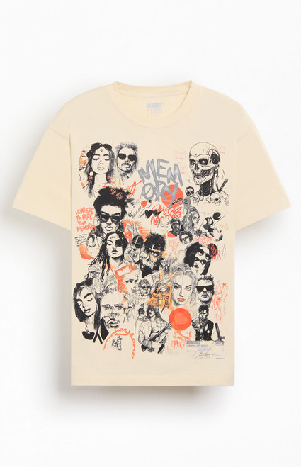 Memory Lane Men's Doodle T-Shirt - 0097611370002