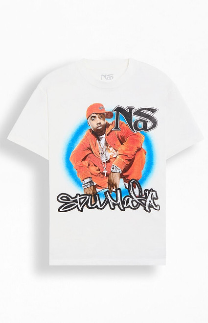 Men's Nas Orange Outfit T-Shirt - 0097511160088