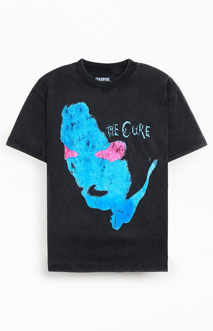 Men's The Cure Big Face Eyes T-Shirt - 0097514260113