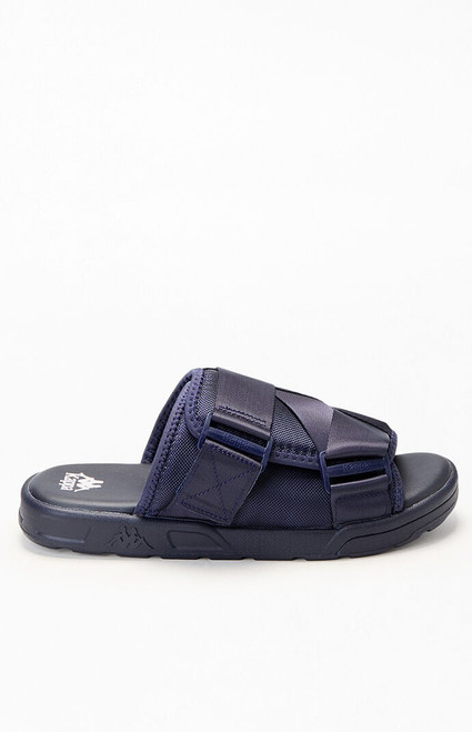 Kappa Men's Navy Authentic Bastian 1 Slide Sandals - 0518610900005