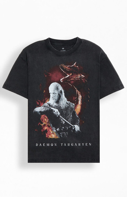 Men's House Of The Dragon Daemon Targaryen T-Shirt - 0097432810112