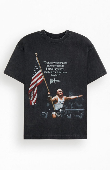 Men's Hulk Hogan Real American T-Shirt - 0097603260819