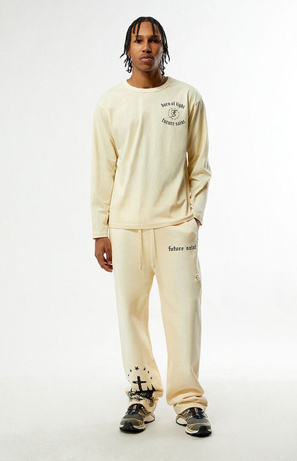 FUTURE SAINT Men's Born Of Light Straight Leg Sweatpants - 0135460120018