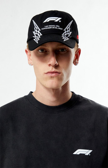 Formula 1 Men's x Pacsun Las Vegas Lightning Twill Snapback Hat - 0641603260067