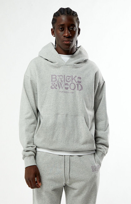 Bricks & Wood Men's For Daily Use Core Logo Hoodie - 0190519270032