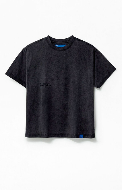 A.R.C. Men's Graphite Vintage Wash Heavyweight Oversized T-Shirt - 0140484260085