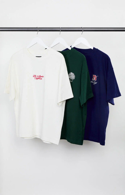 Pacsun Men's 3 Pack Embroidered T-Shirts - 0120468680424