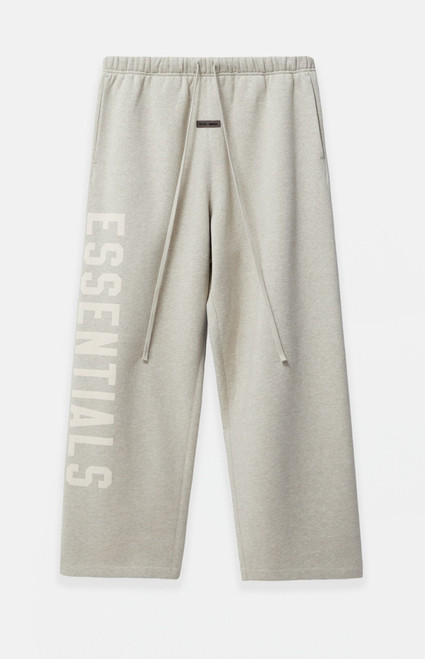 Fear of God ESSENTIALS Men's Heather Stone Lounge Fleece Baggy Sweatpants - 0130250500456969