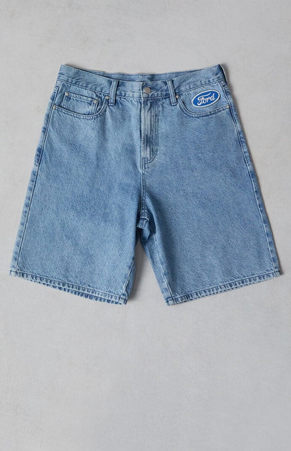 FORD Men's Baggy Denim Shorts - 0172604890002